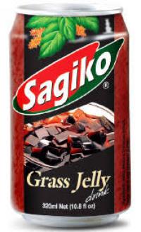 Grass jelly DRINK 320ml SAGIKO  - 1